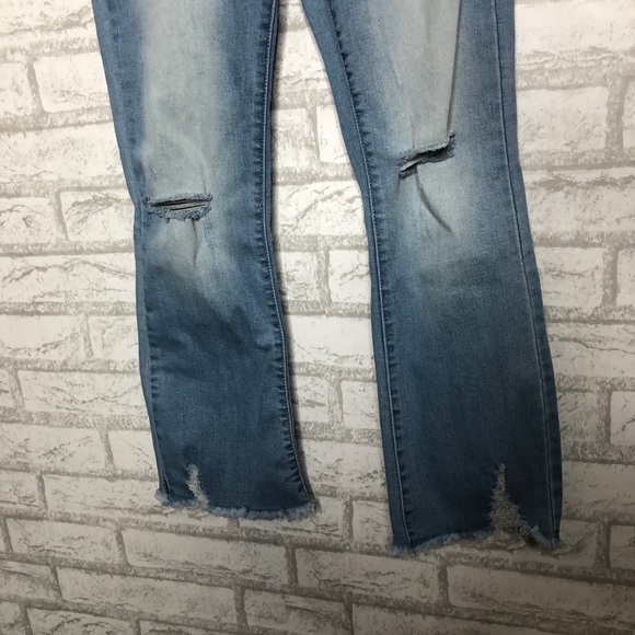 Sky & Sparrow Cropped Distressed Flairs - Picture 3 of 8